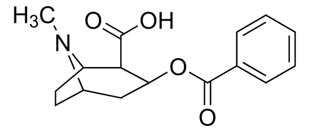 苯甲酰愛康寧標(biāo)準(zhǔn)品 519-09-5